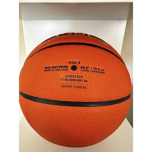 New Nike Game Elite Pitt Team Size 6 Issue Championship Basketball Ball Orange - Picture 2 of 3